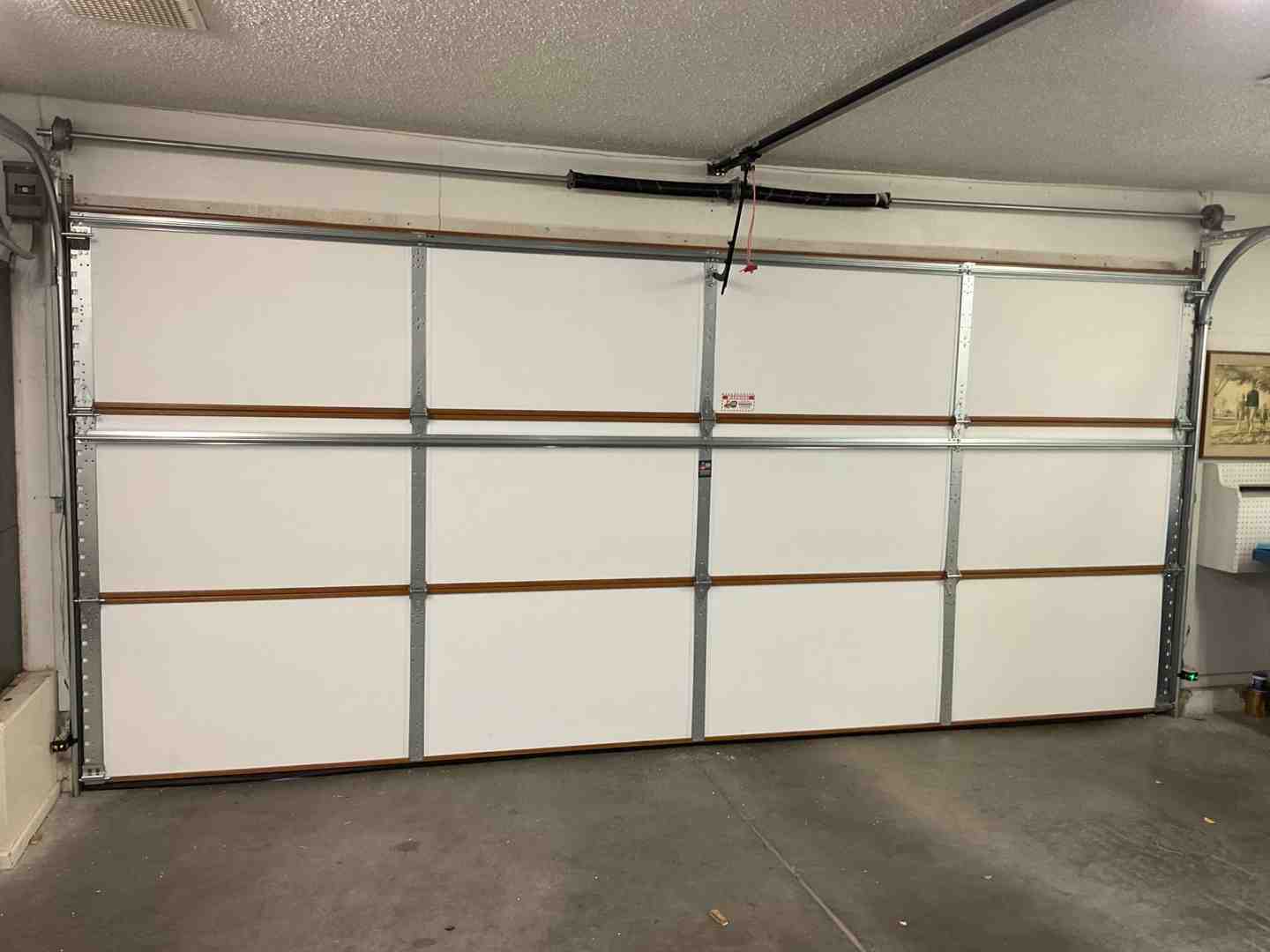 Heavy-duty multi-layer garage door construction