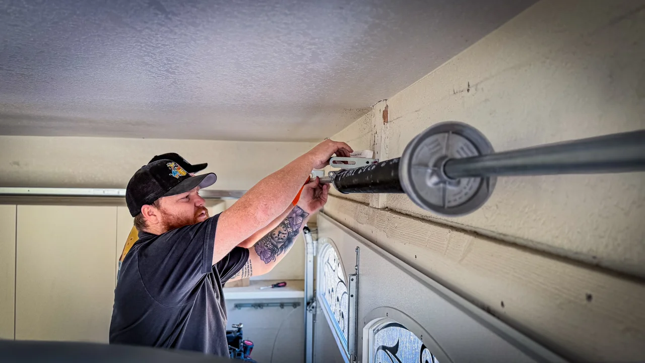 Garage door maintenance and tune-up