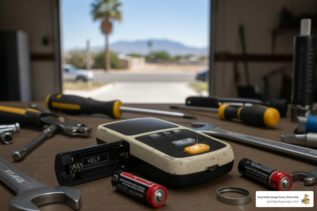 "My remote stopped working. Who does garage openers repair in Victorville?"